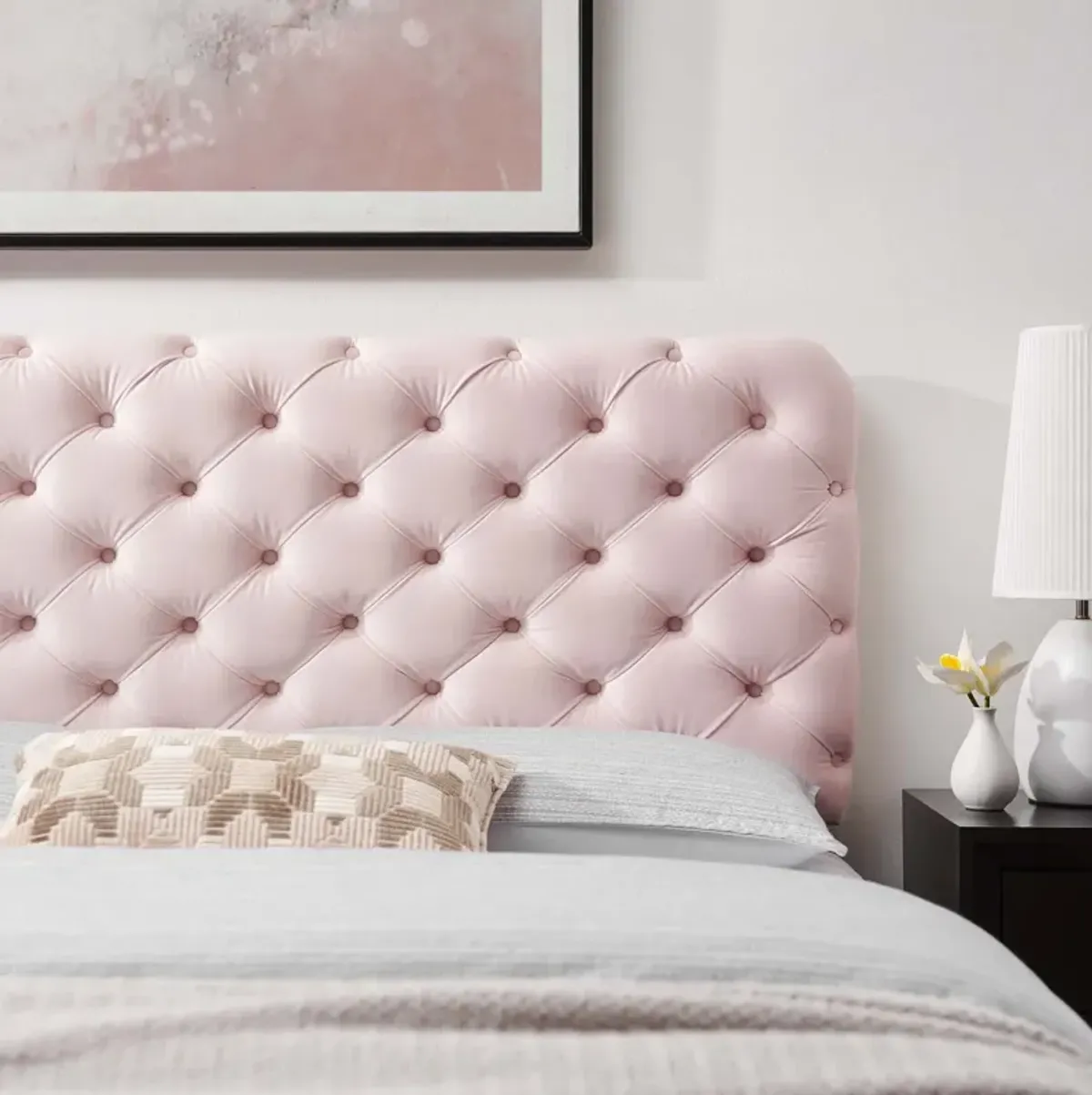 Modway - Lizzy Tufted Full/Queen Performance Velvet Headboard