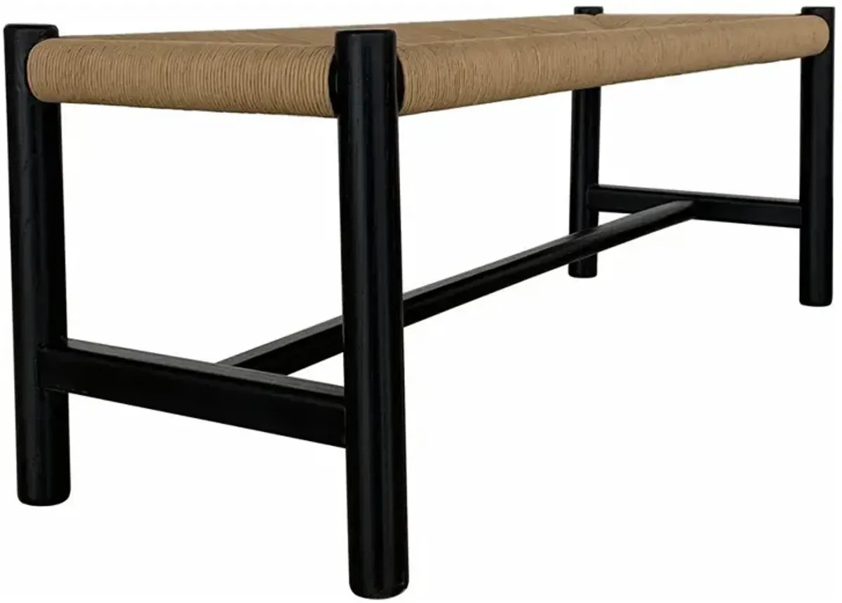 Moe's Home Collection HAWTHORN BENCH SMALL BLACK