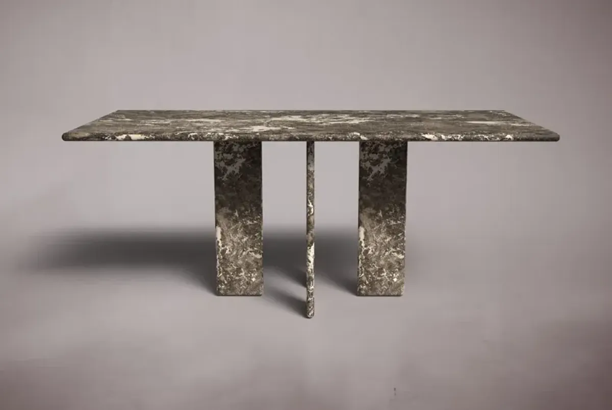 Luna Emperador Marble Dining Table 76"