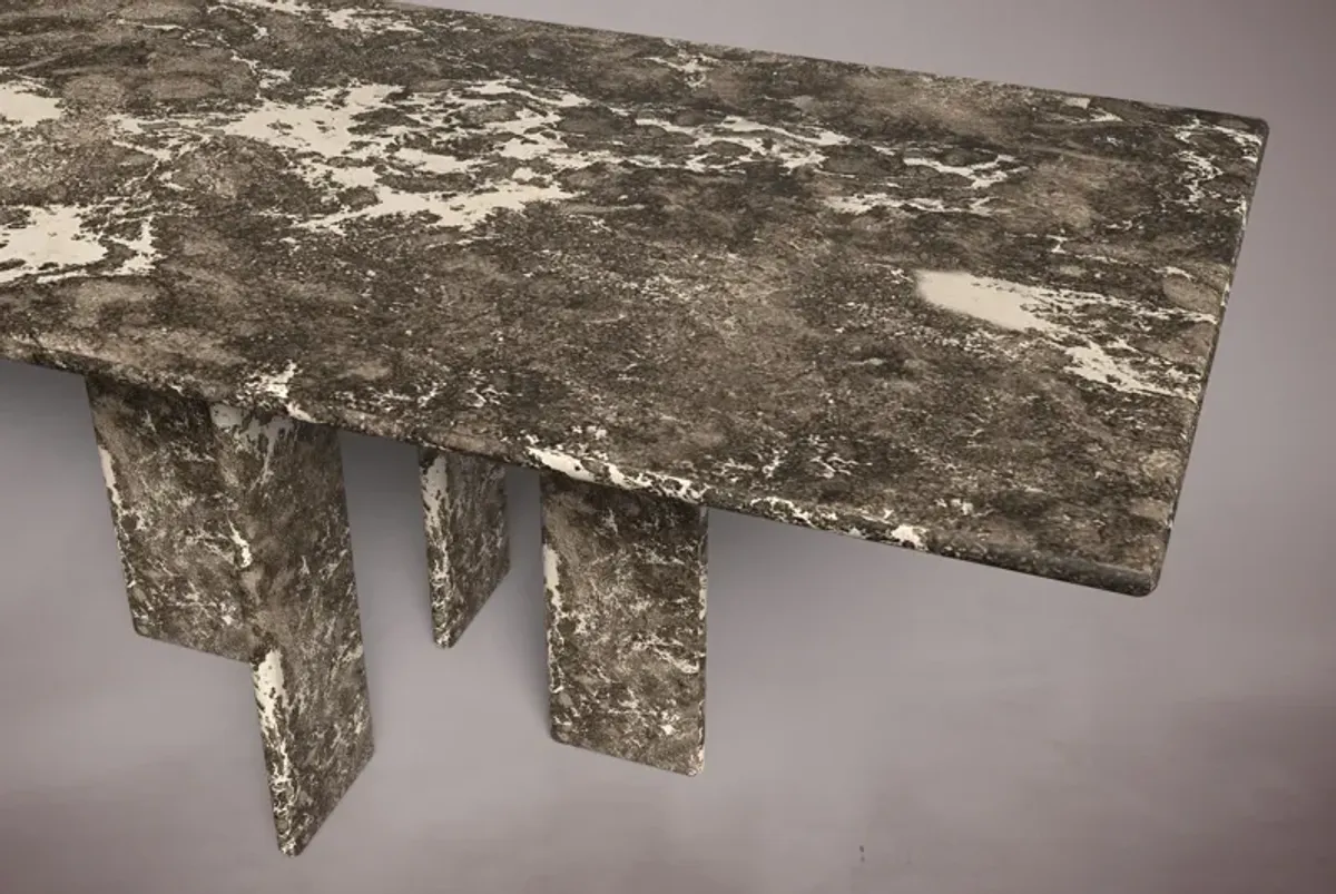 Luna Emperador Marble Dining Table 76"