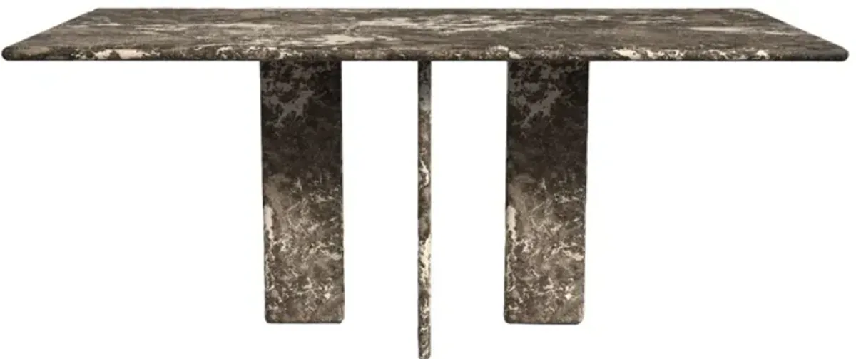 Luna Emperador Marble Dining Table 76"