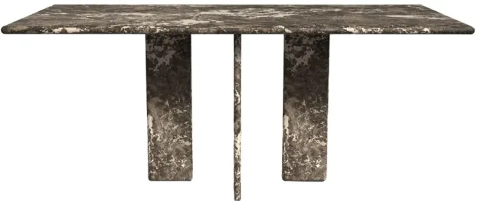 Luna Emperador Marble Dining Table 76"