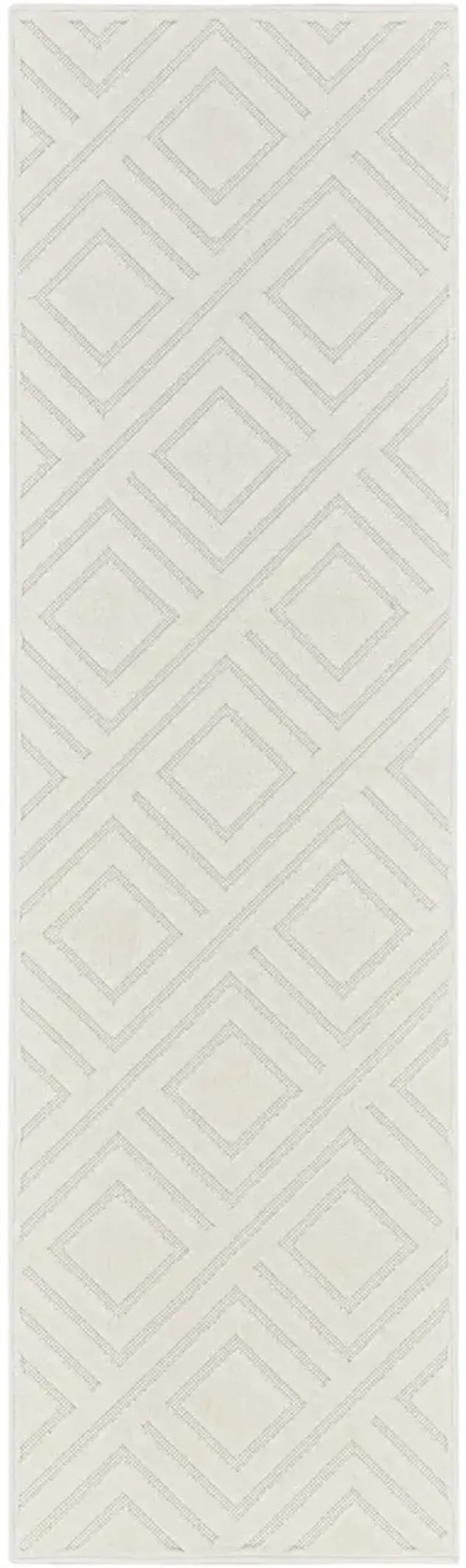 Care Free CAF03 Ivory 2' x 6' Rug