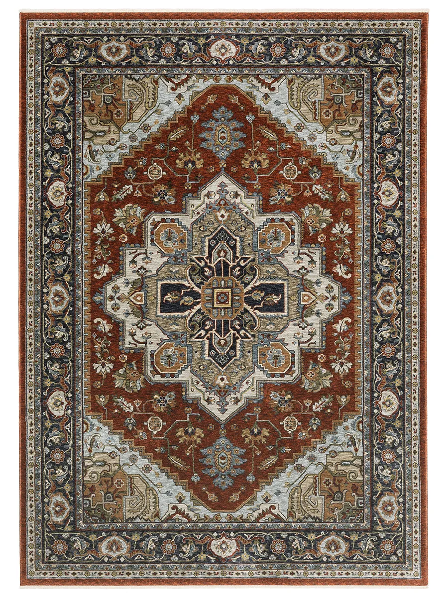 Aberdeen 5'3" x 7'6" Red Rug