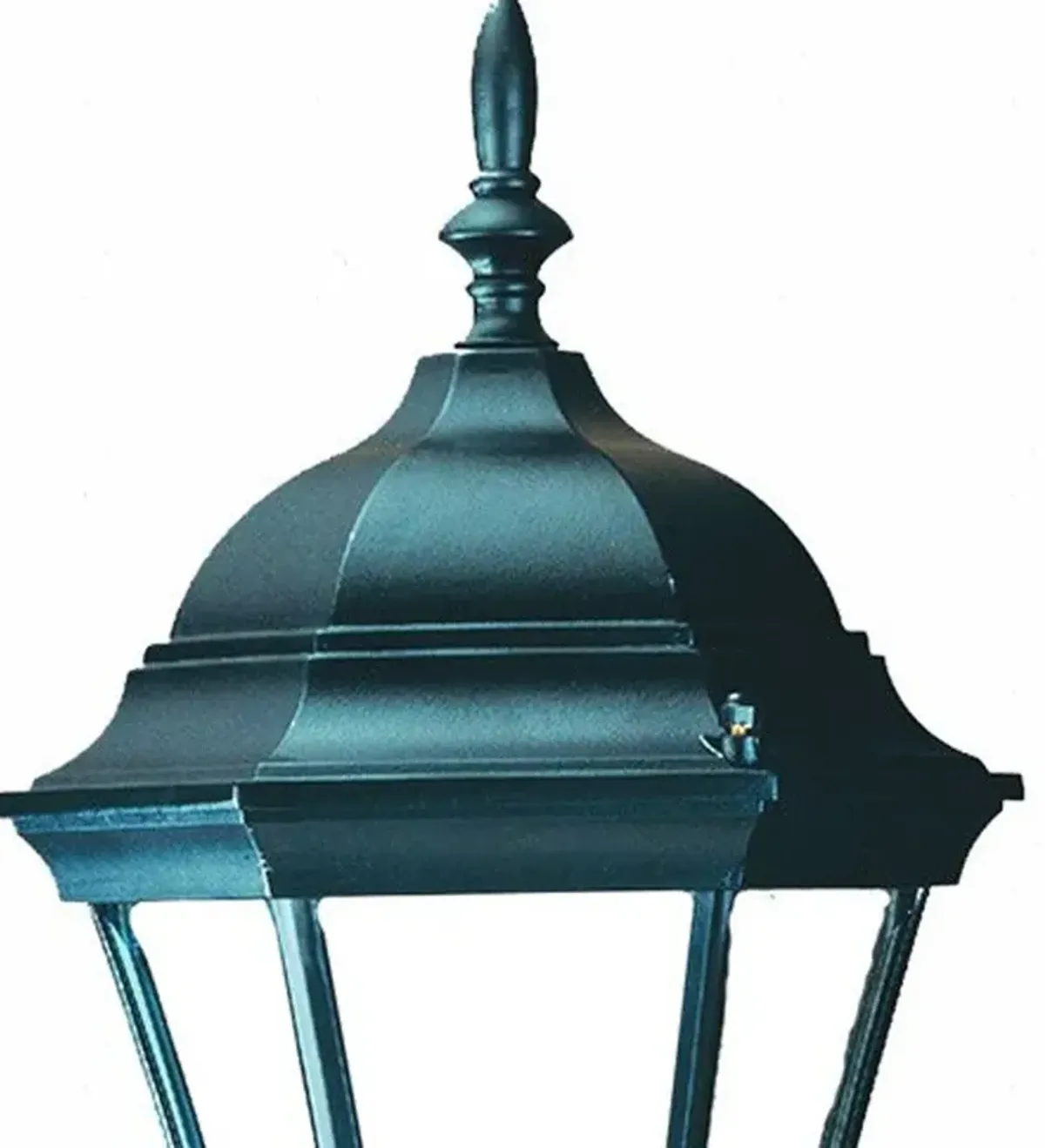 Hivvago Matte Black Carousel Lantern Wall Light