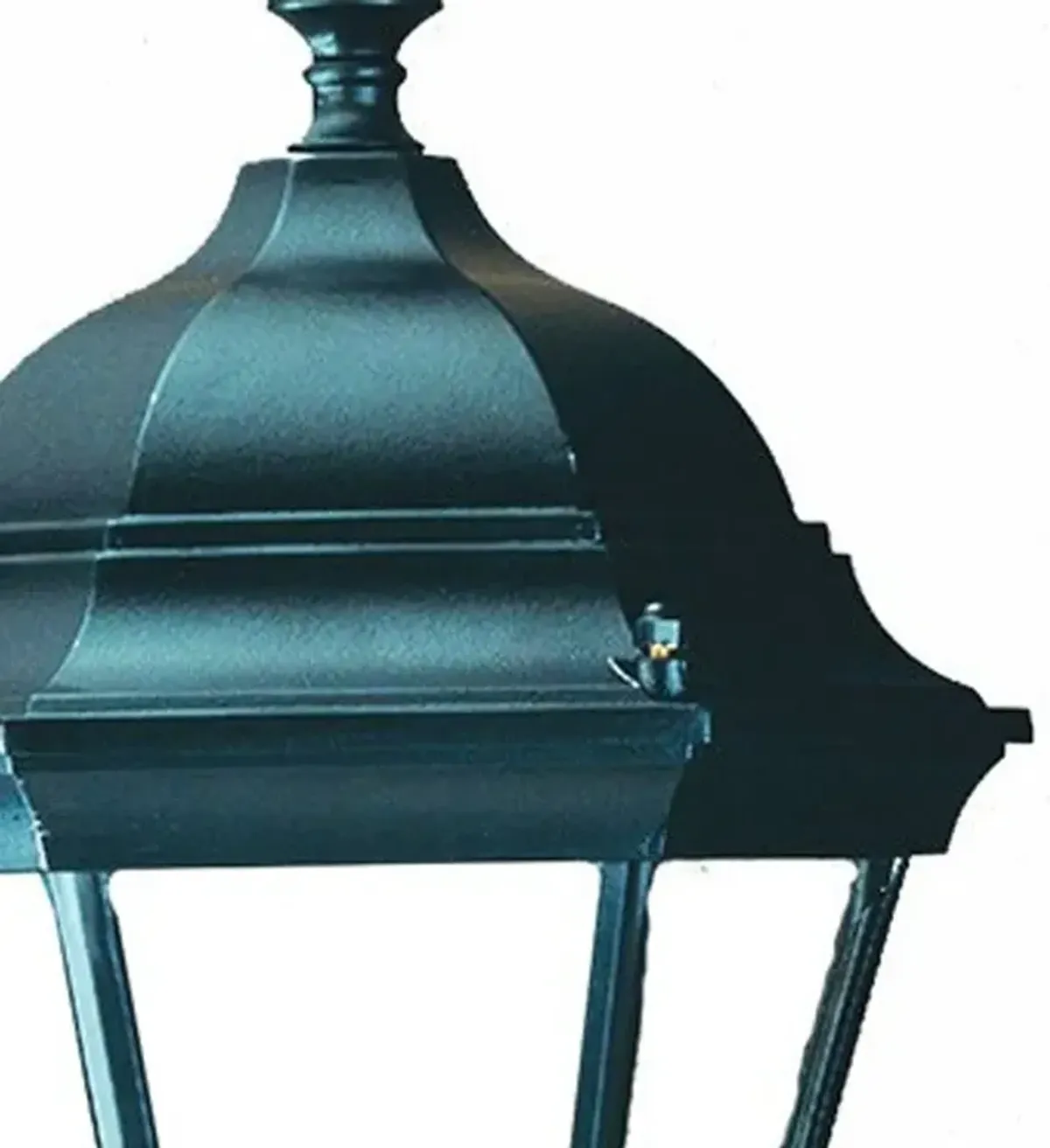 Hivvago Matte Black Carousel Lantern Wall Light