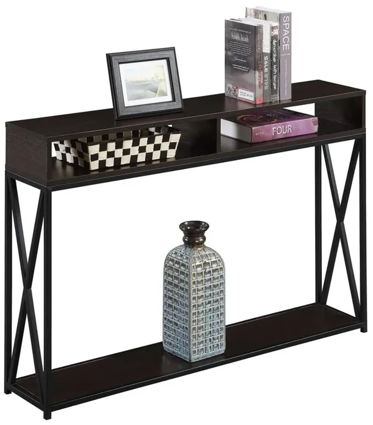 Convenience Concepts Tucson Deluxe 2 Tier Console Table