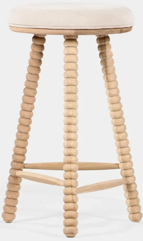 Twist Counter Stool - Natural