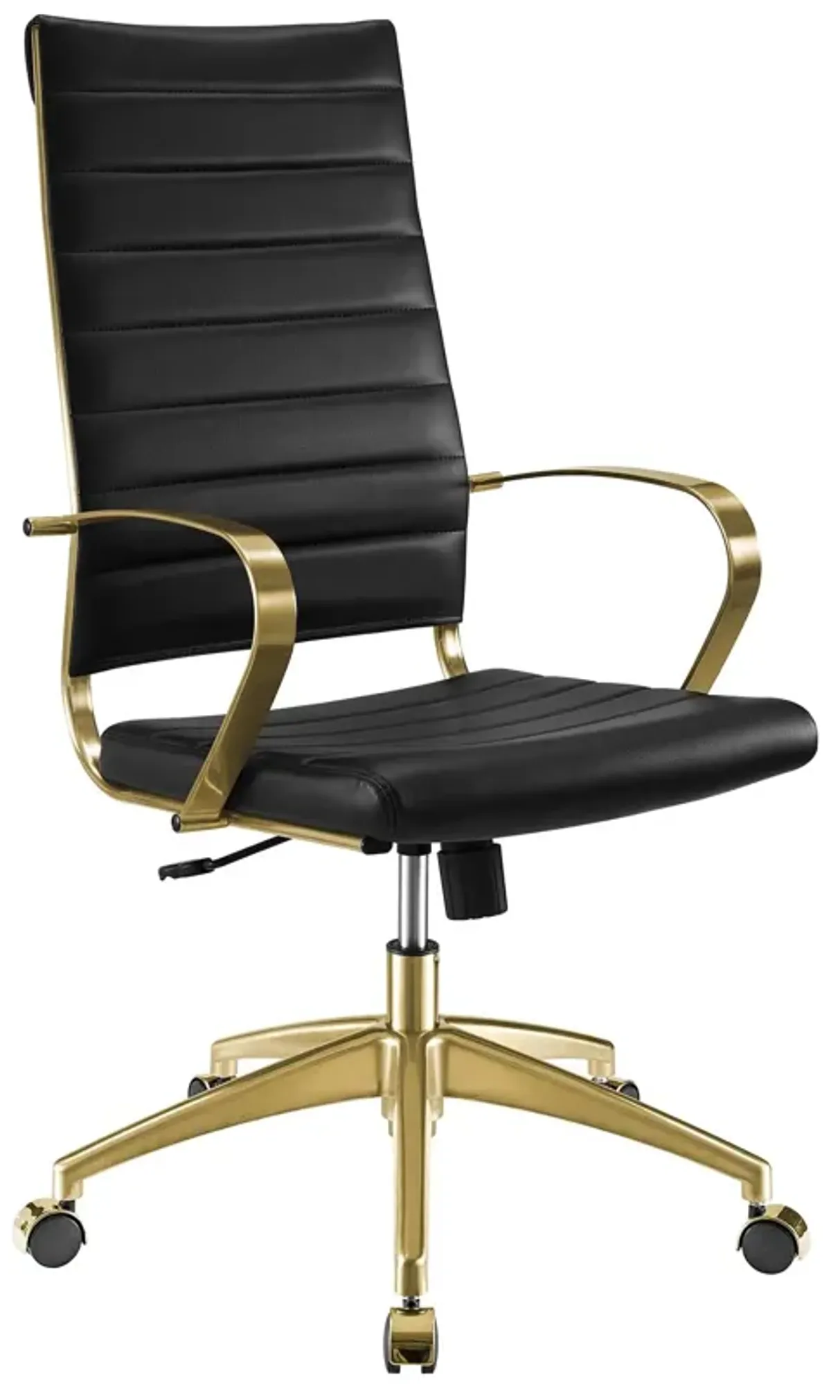 Modway Furniture - Jive Gold Stainless Steel Highback Office Chair