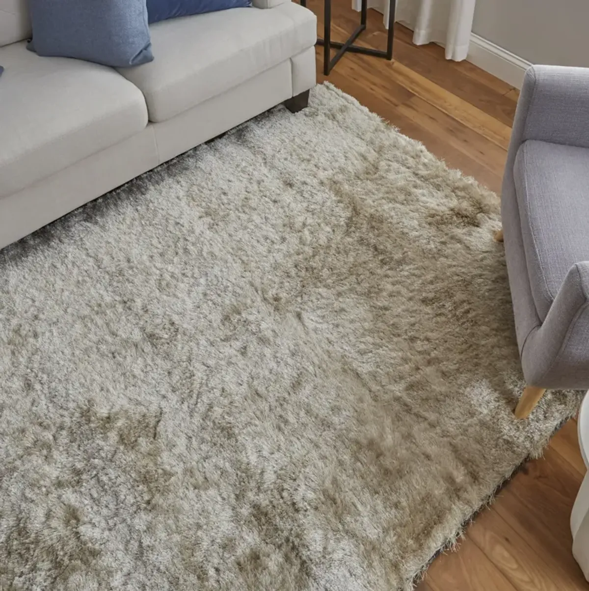 Indochine 4550F Tan/Taupe 2'6" x 6' Rug