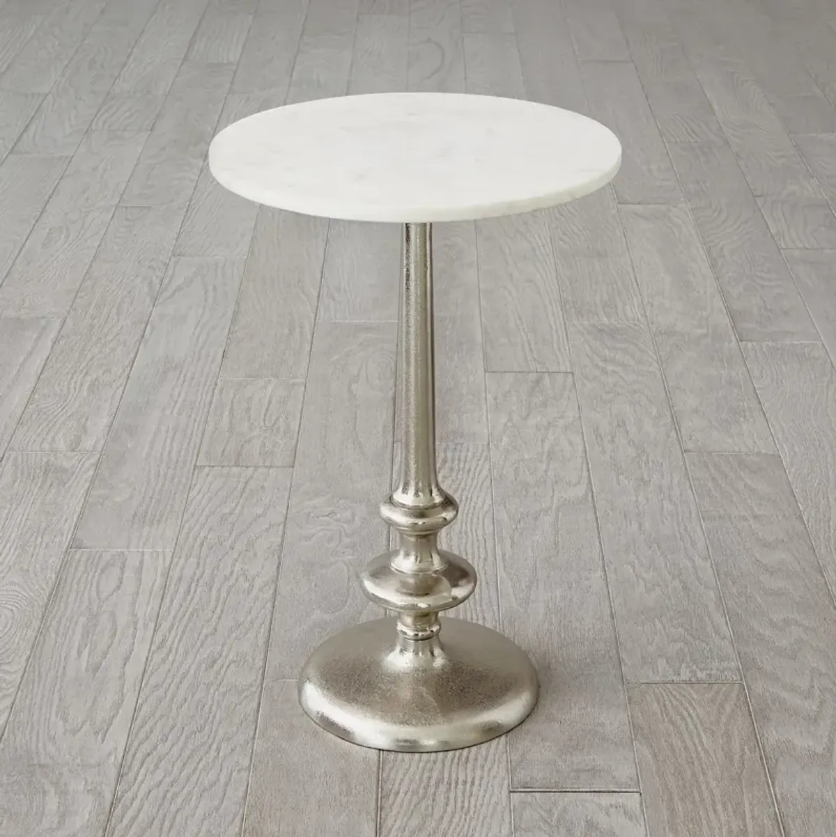 Turned Table-Silver