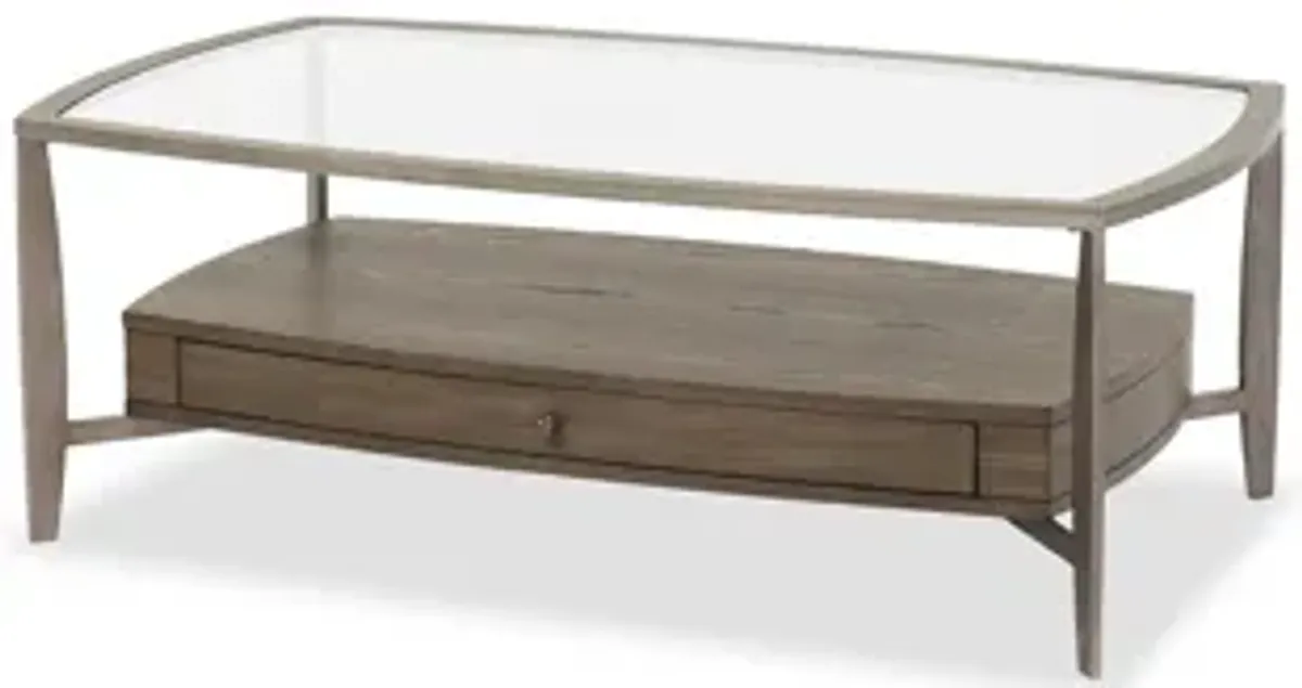 Ardis Rectangle Metal Cocktail Table