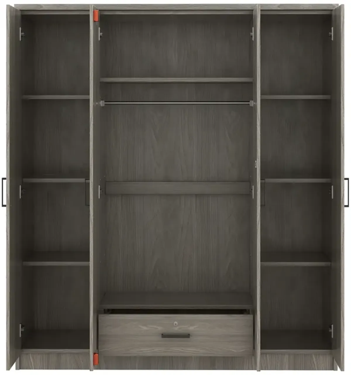 Merax 4-Door Wardrobe with 1 Drawer