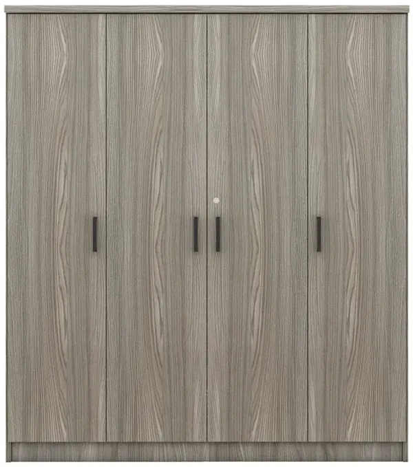 Merax 4-Door Wardrobe with 1 Drawer