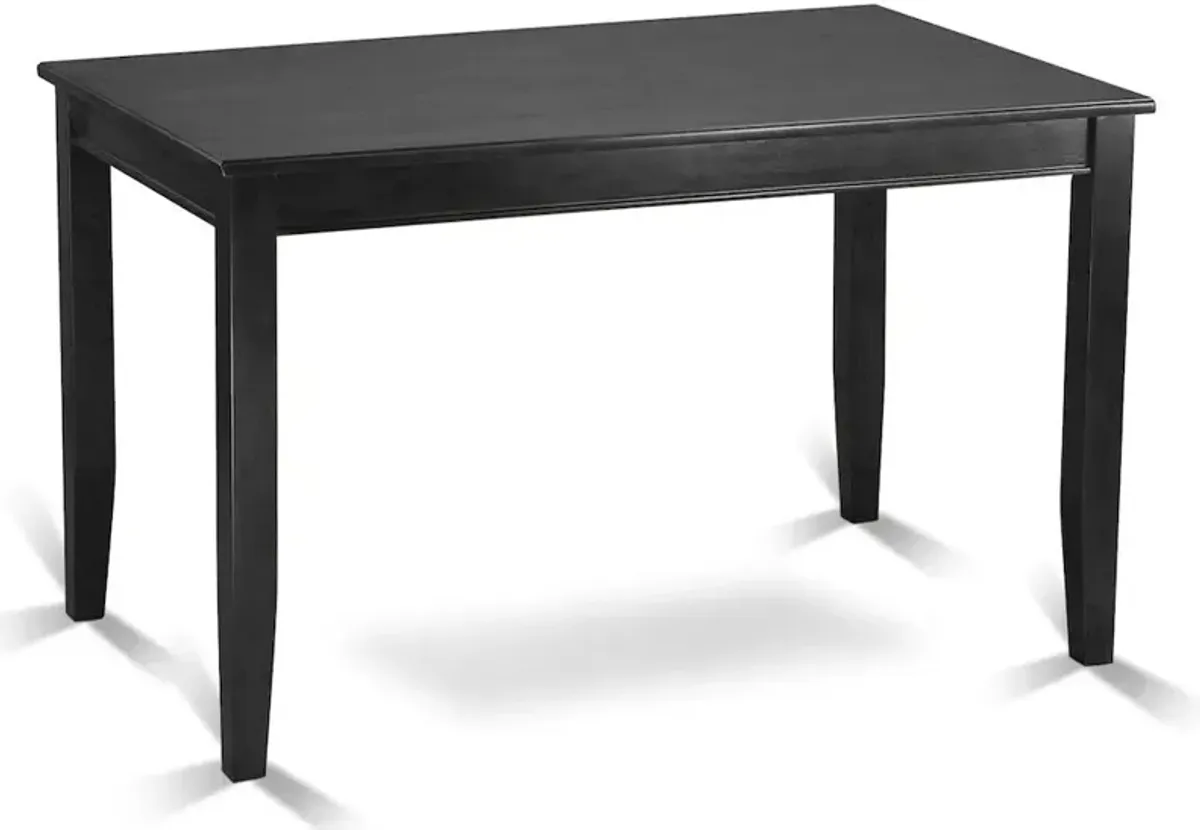 Buckland  Counter  Height  Rectangular  Table  30"x48"  in  Black  Finish