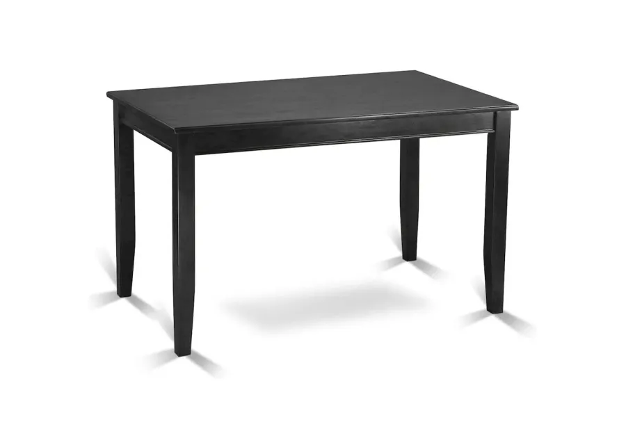 Buckland  Counter  Height  Rectangular  Table  30"x48"  in  Black  Finish