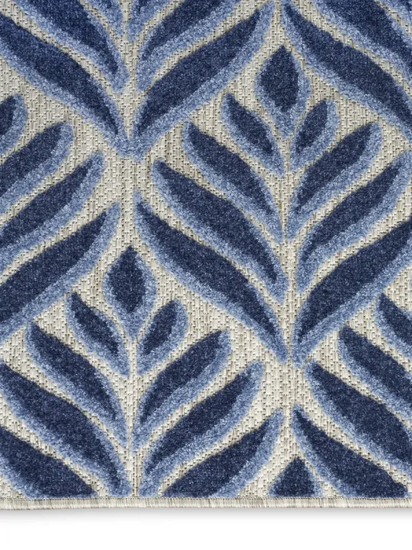 Aloha ALH35 Blue 2' x 6' Rug