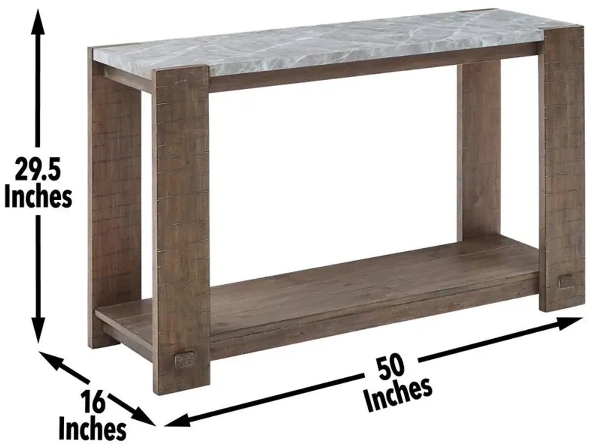 Libby Sintered Stone Sofa Table