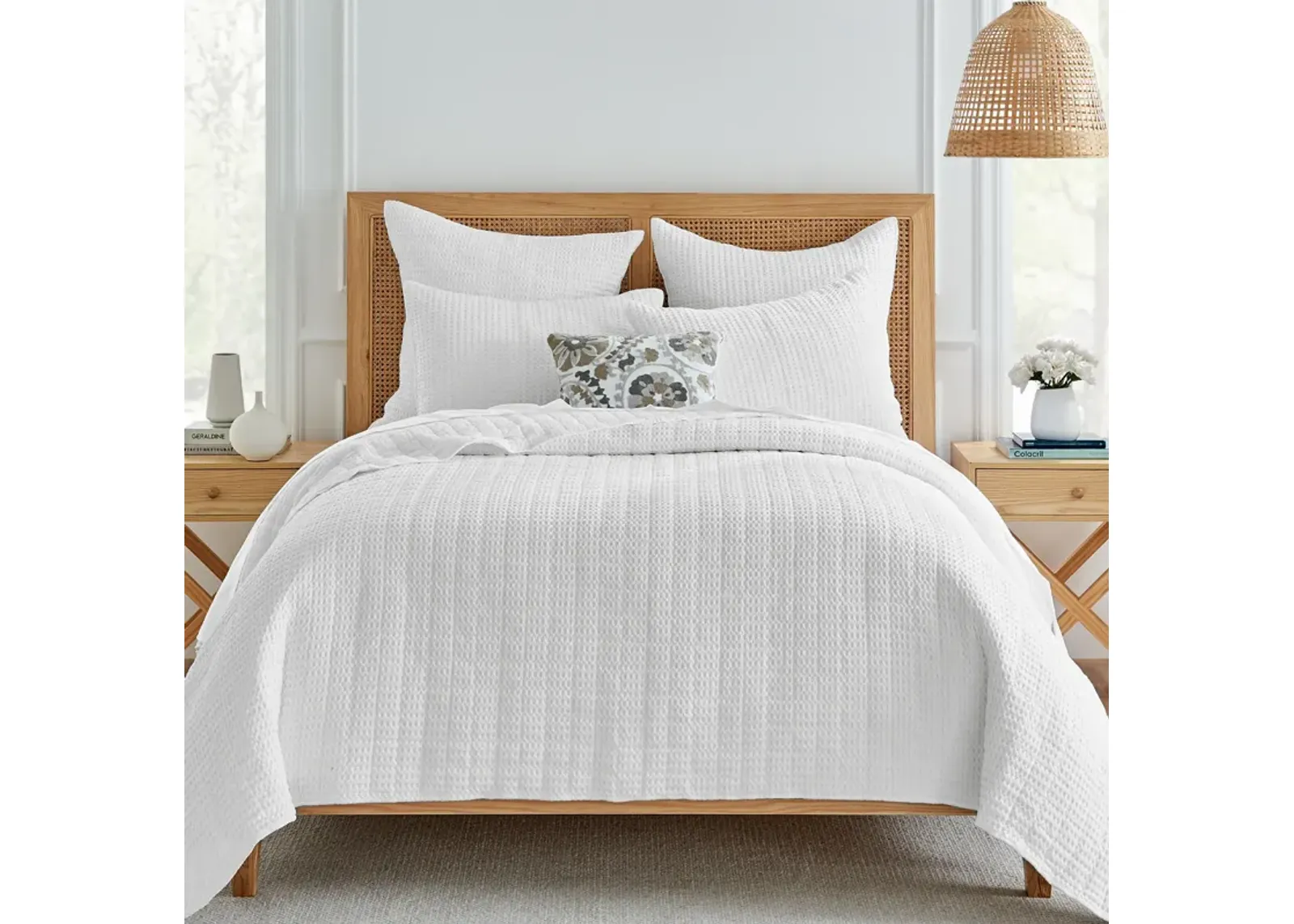 Mills Waffle Quilt and Pillow Sham Set - Levtex Home