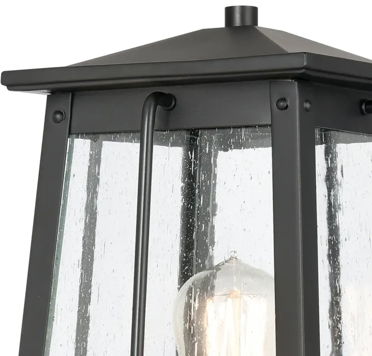 Kirkdale 17'' High Black 2-Light Outdoor Post Light