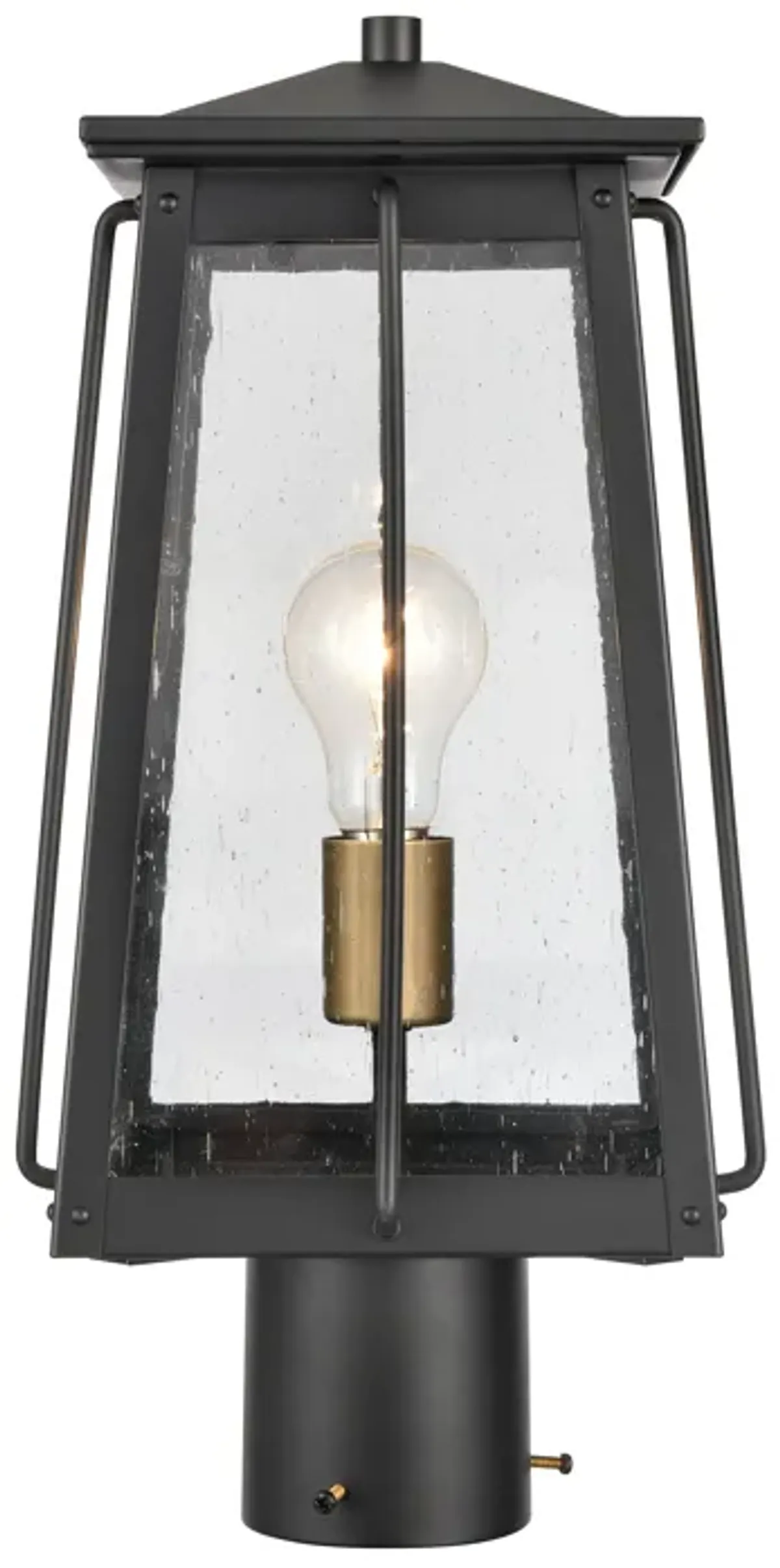 Kirkdale 17'' High Black 2-Light Outdoor Post Light