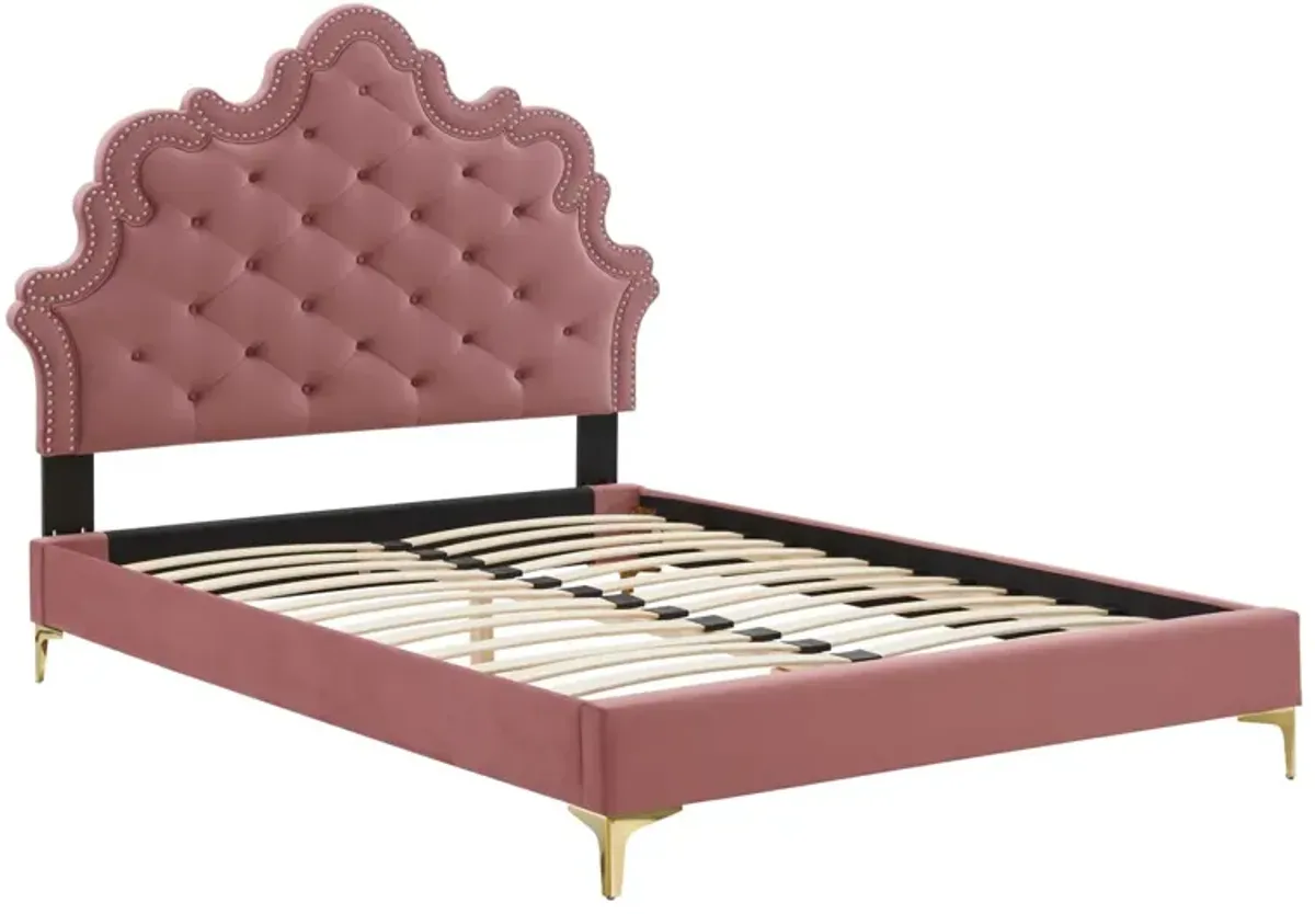 Modway - Gwyneth Tufted Performance Velvet King Platform Bed