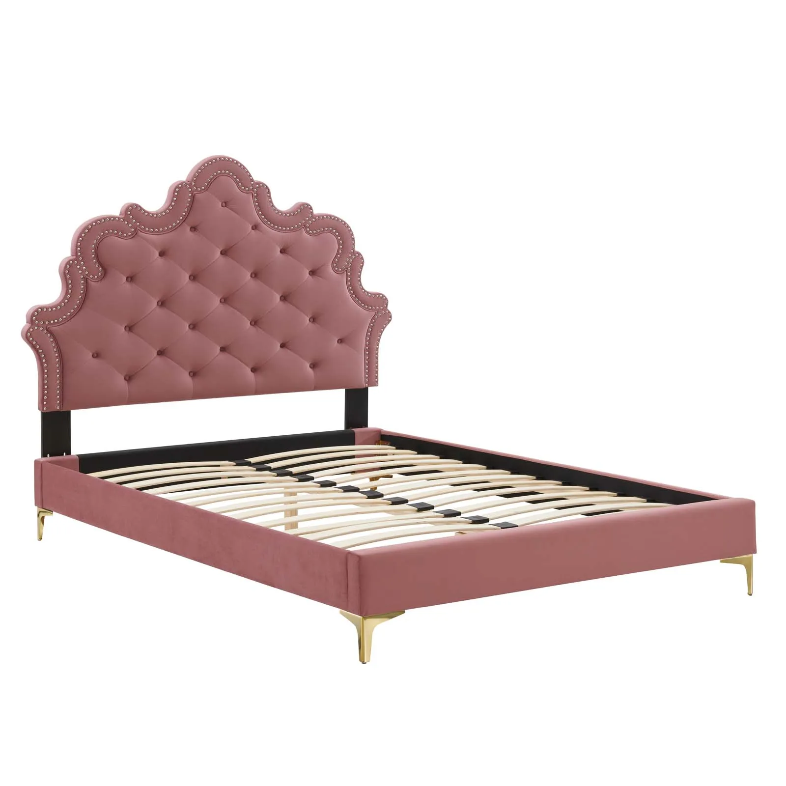 Modway - Gwyneth Tufted Performance Velvet King Platform Bed