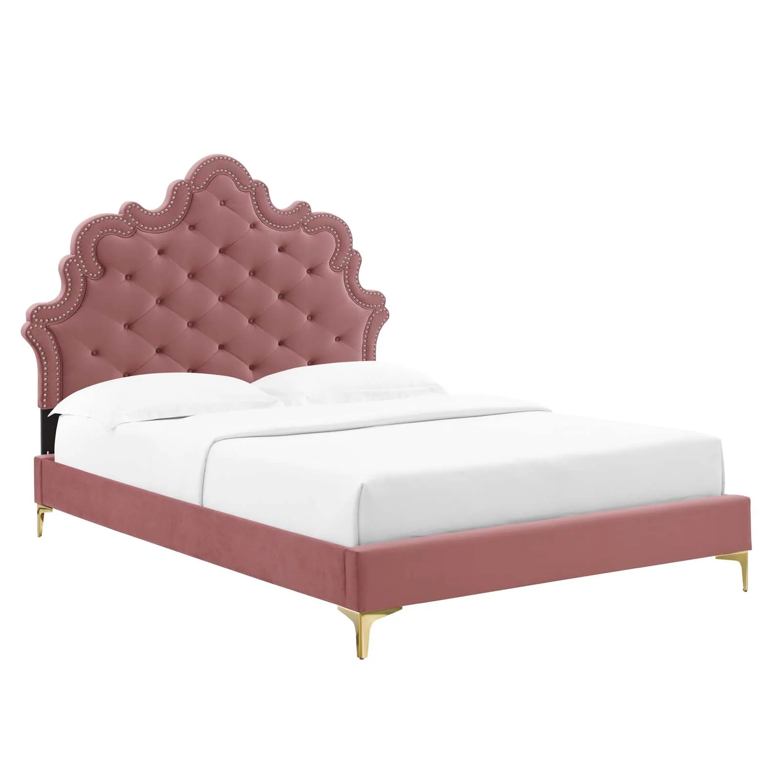 Modway - Gwyneth Tufted Performance Velvet King Platform Bed