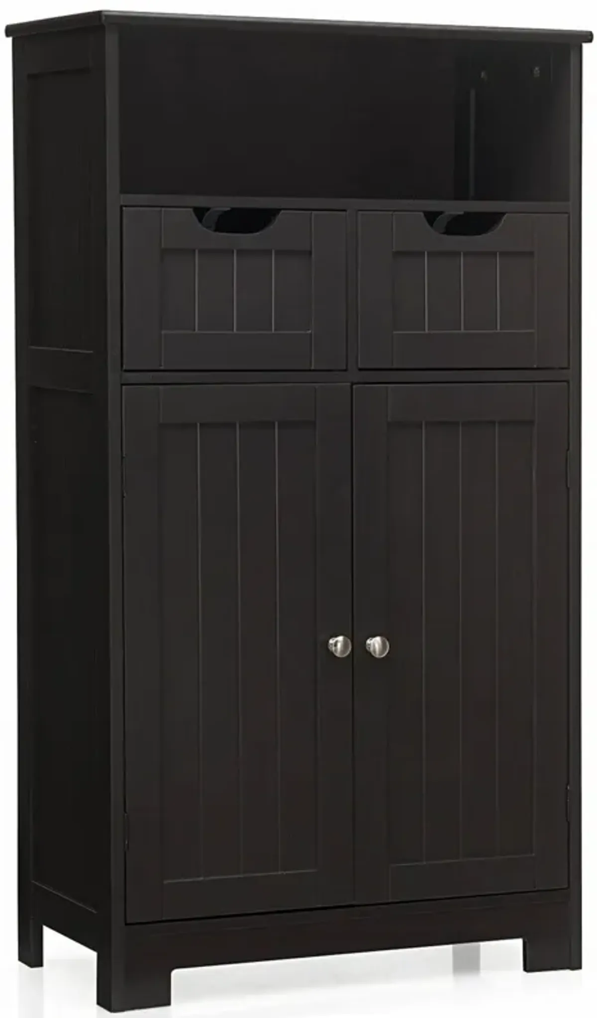 Bathroom Wooden Side Cabinet  with 2 Drawers and 2 Doors