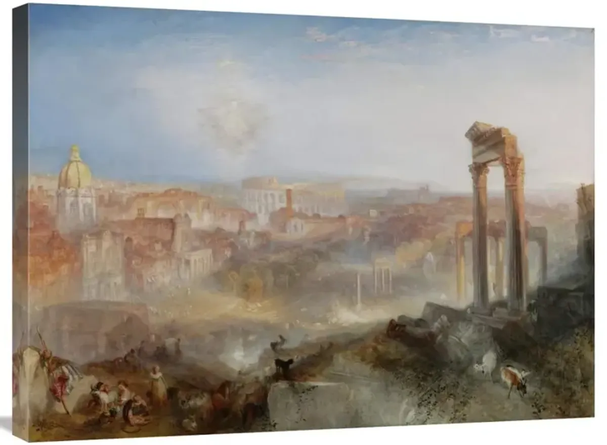 Modern Rome - Campo Vaccino-Canvas Art-32x24