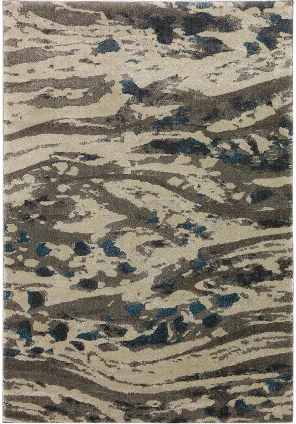 Upton UP2 Pewter 5'3" x 7'7" Rug