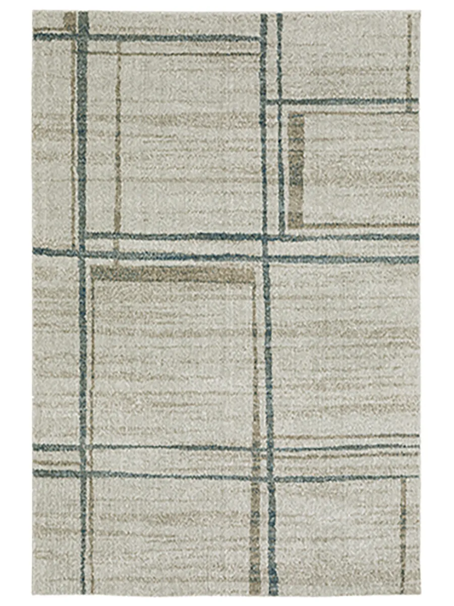 Alton 6'7" x 9'6" Beige Rug