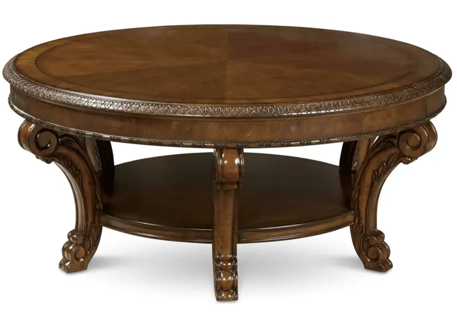 Old World Round Cocktail Table