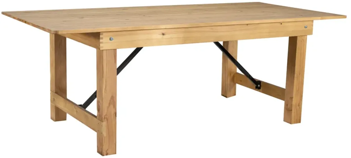 7'x40" Folding Farm Table