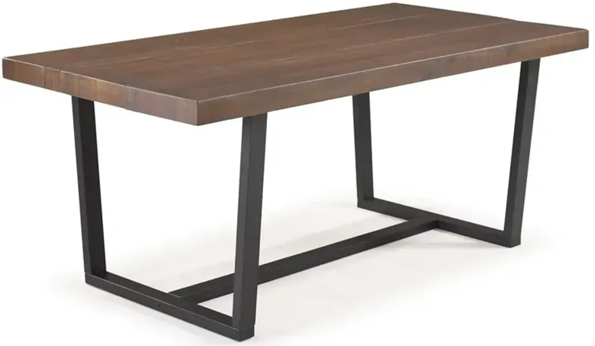 Belen Kox Urban Farmhouse Solid Pine Dining Table, Belen Kox