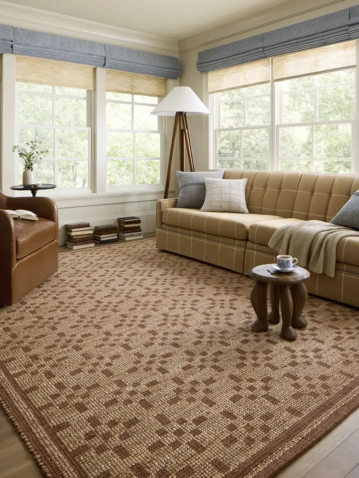 Judy JUD-07 Natural / Spice 8''6" x 11''6" Rug by Chris Loves Julia