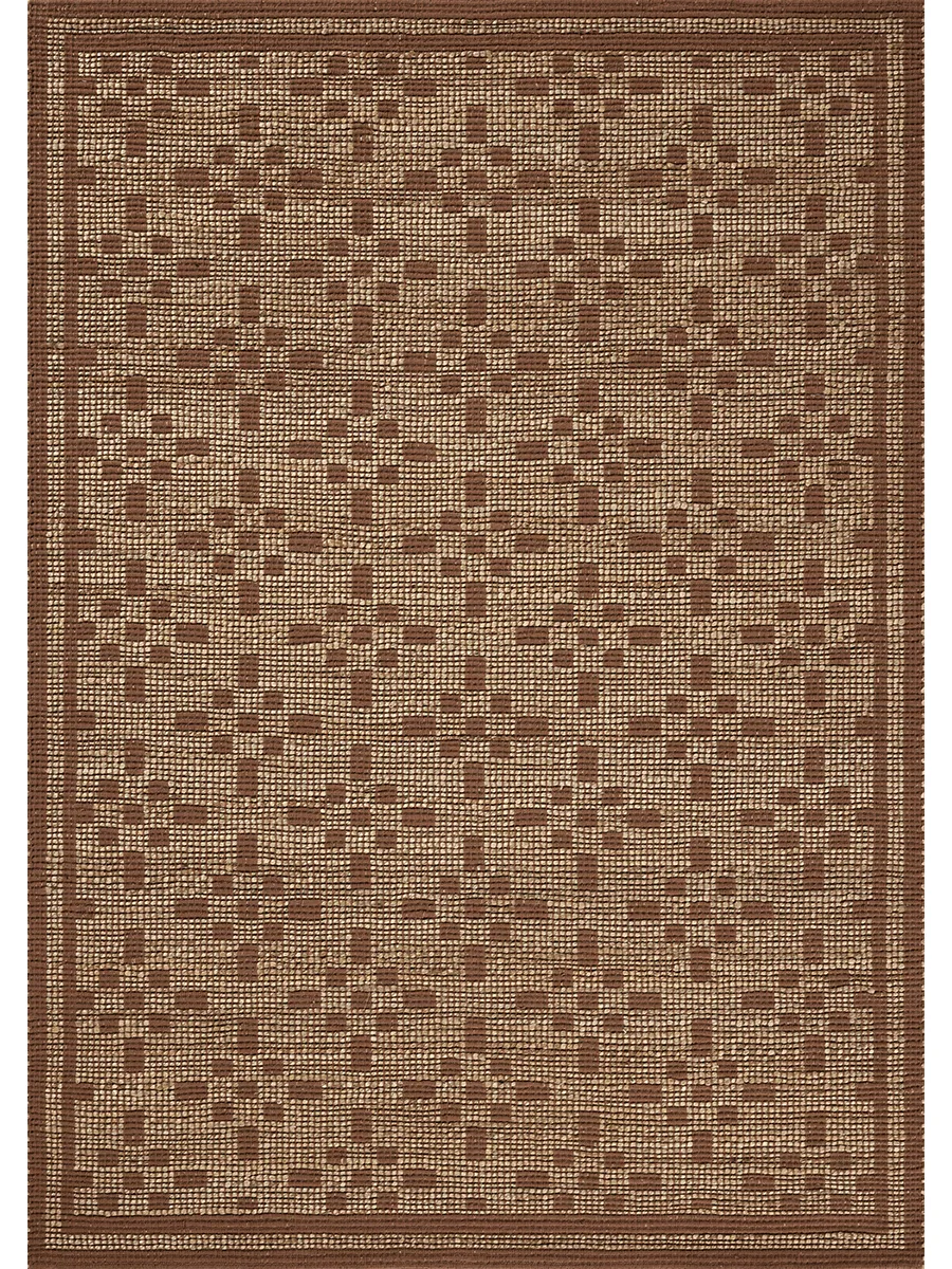 Judy JUD-07 Natural / Spice 8''6" x 11''6" Rug by Chris Loves Julia