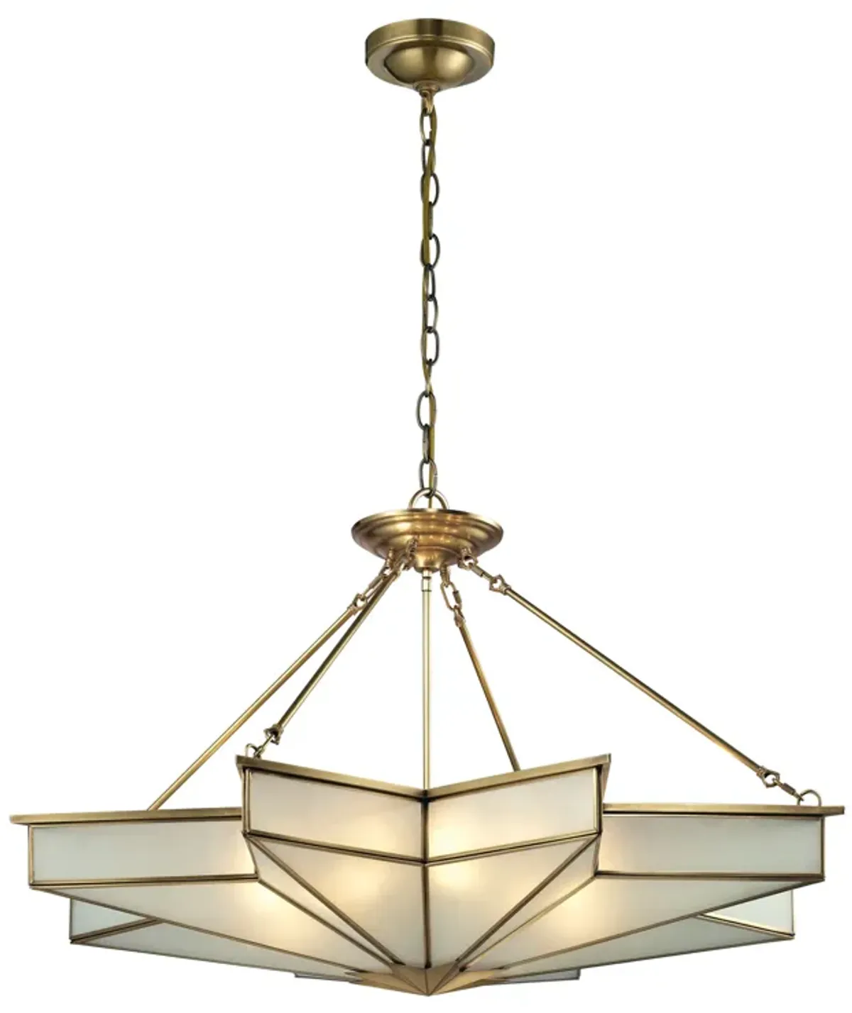 Decostar 43'' Wide 8-Light Chandelier