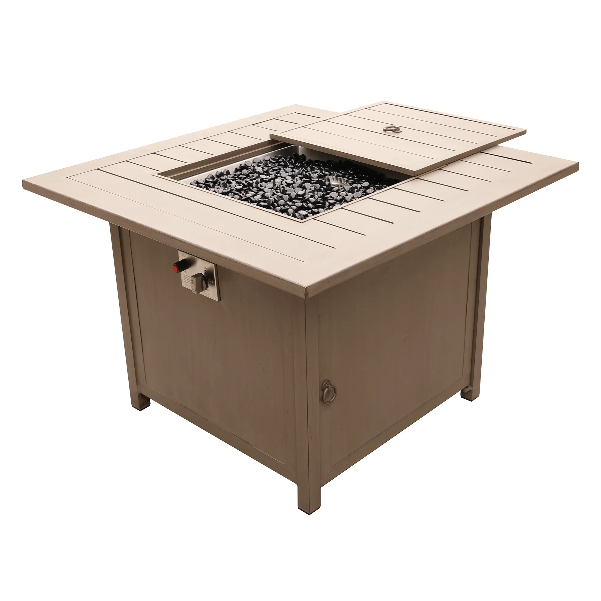 36" Square Gas Firepit Table