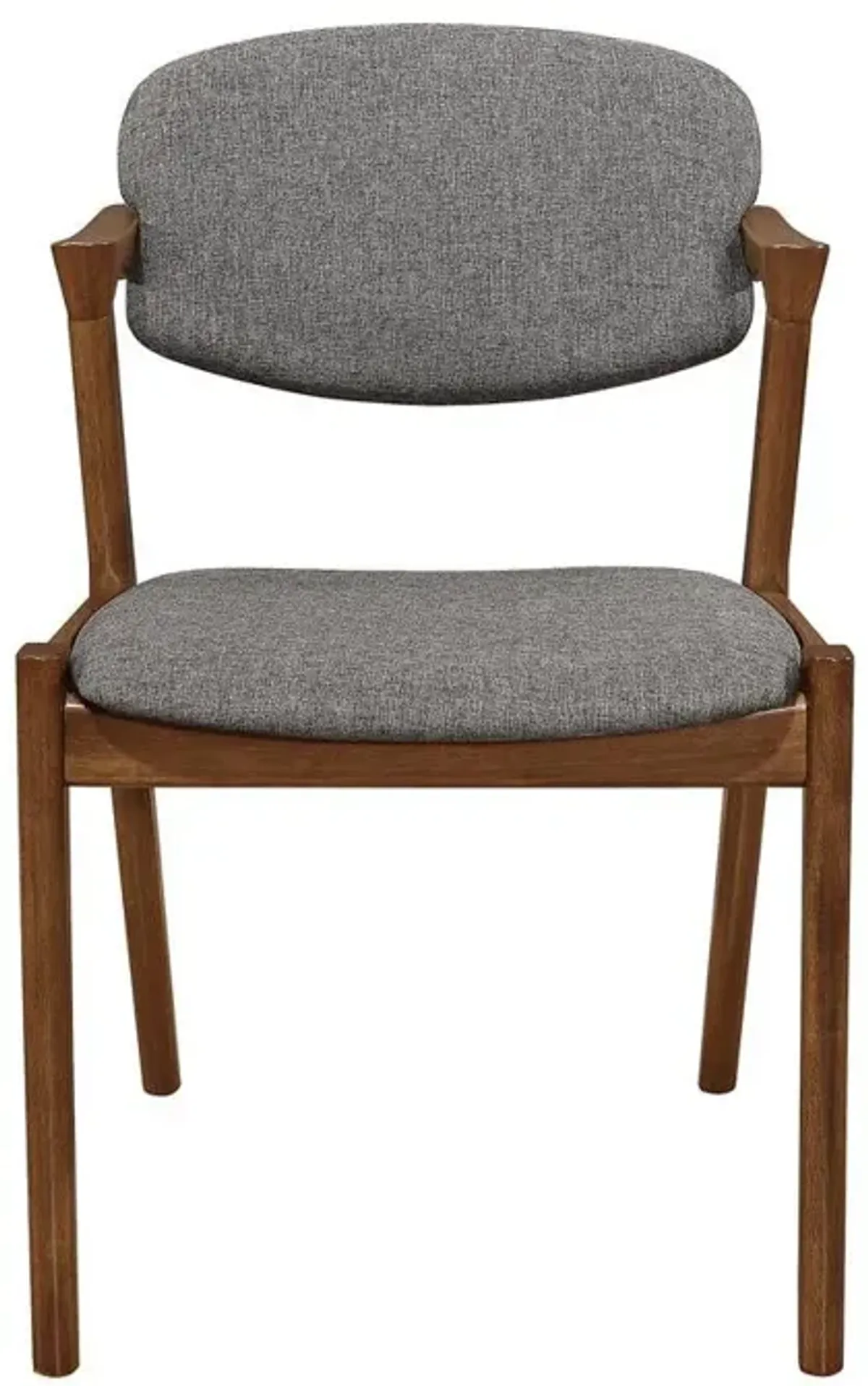 Malone Dining Side Chairs Brown and Dark Walnut (Set of 2)