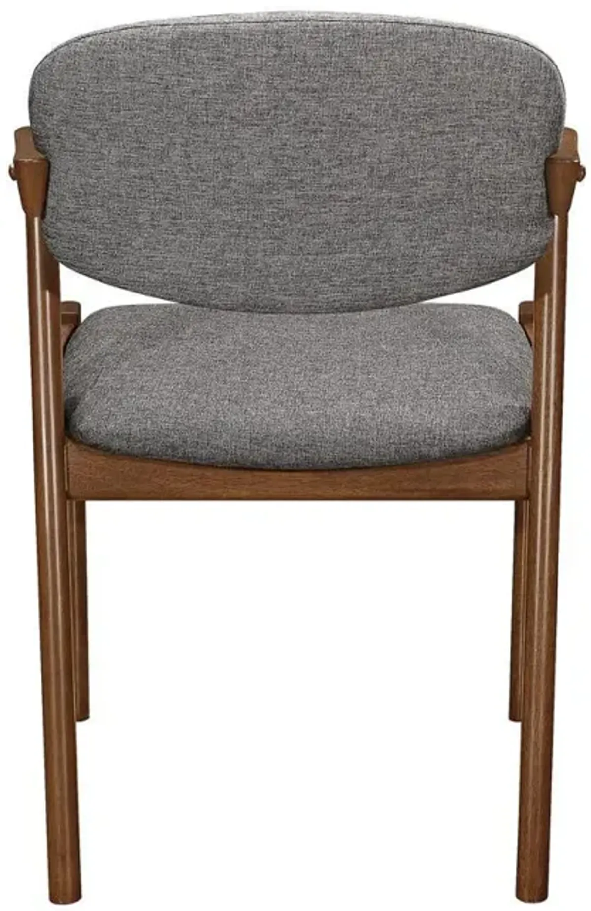 Malone Dining Side Chairs Brown and Dark Walnut (Set of 2)