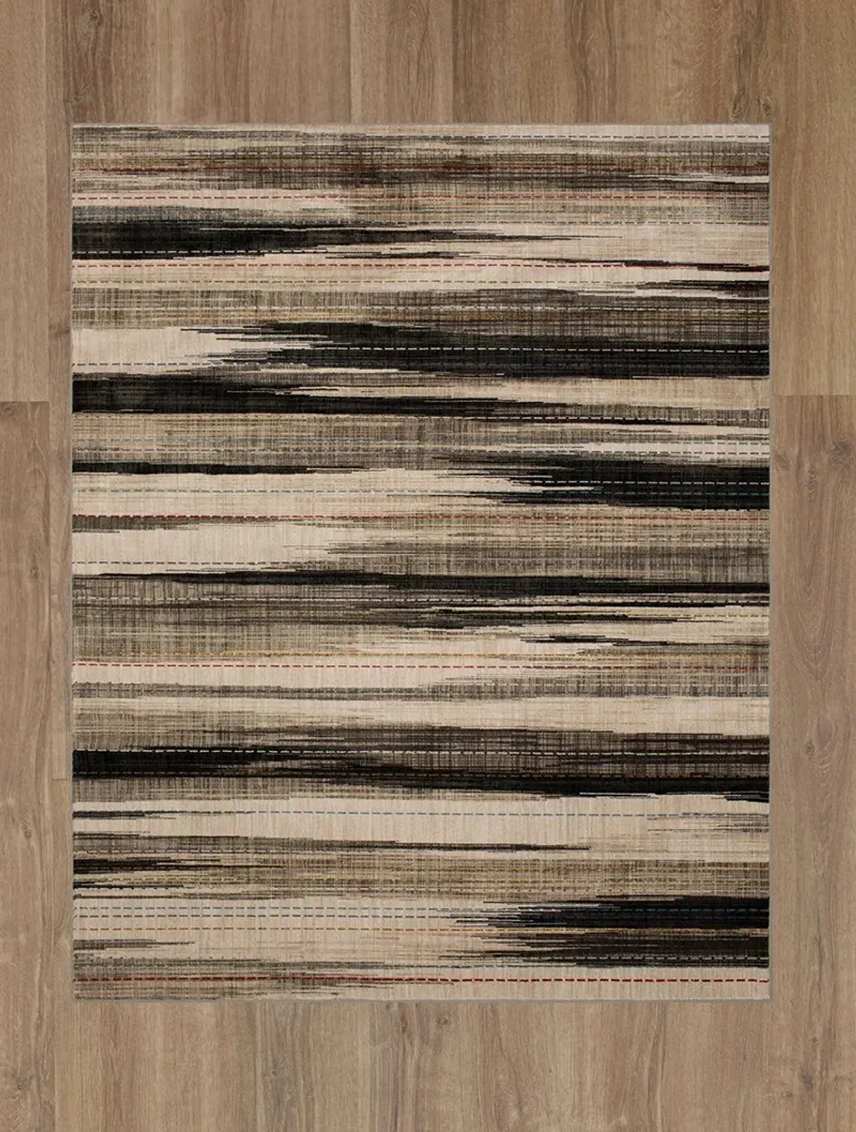 Elements Brim Dark Linen 5' 3" X 7' 10" Rug