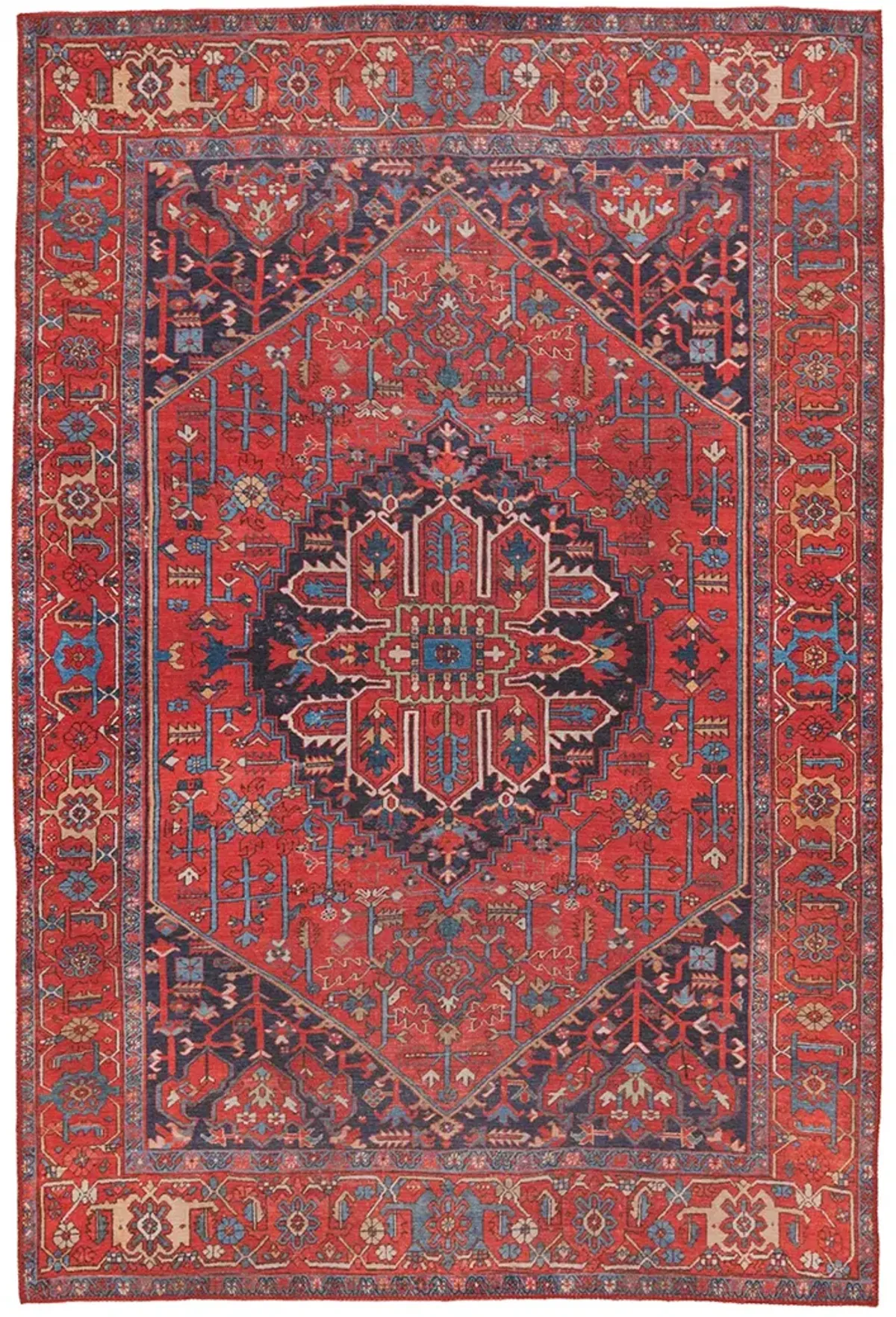 Harman By Katelester Eterna Red 2'6" x 10' Runner Rug