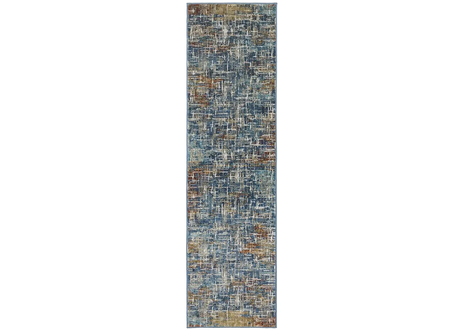 Venice 2'3" x 7'6" Blue Rug