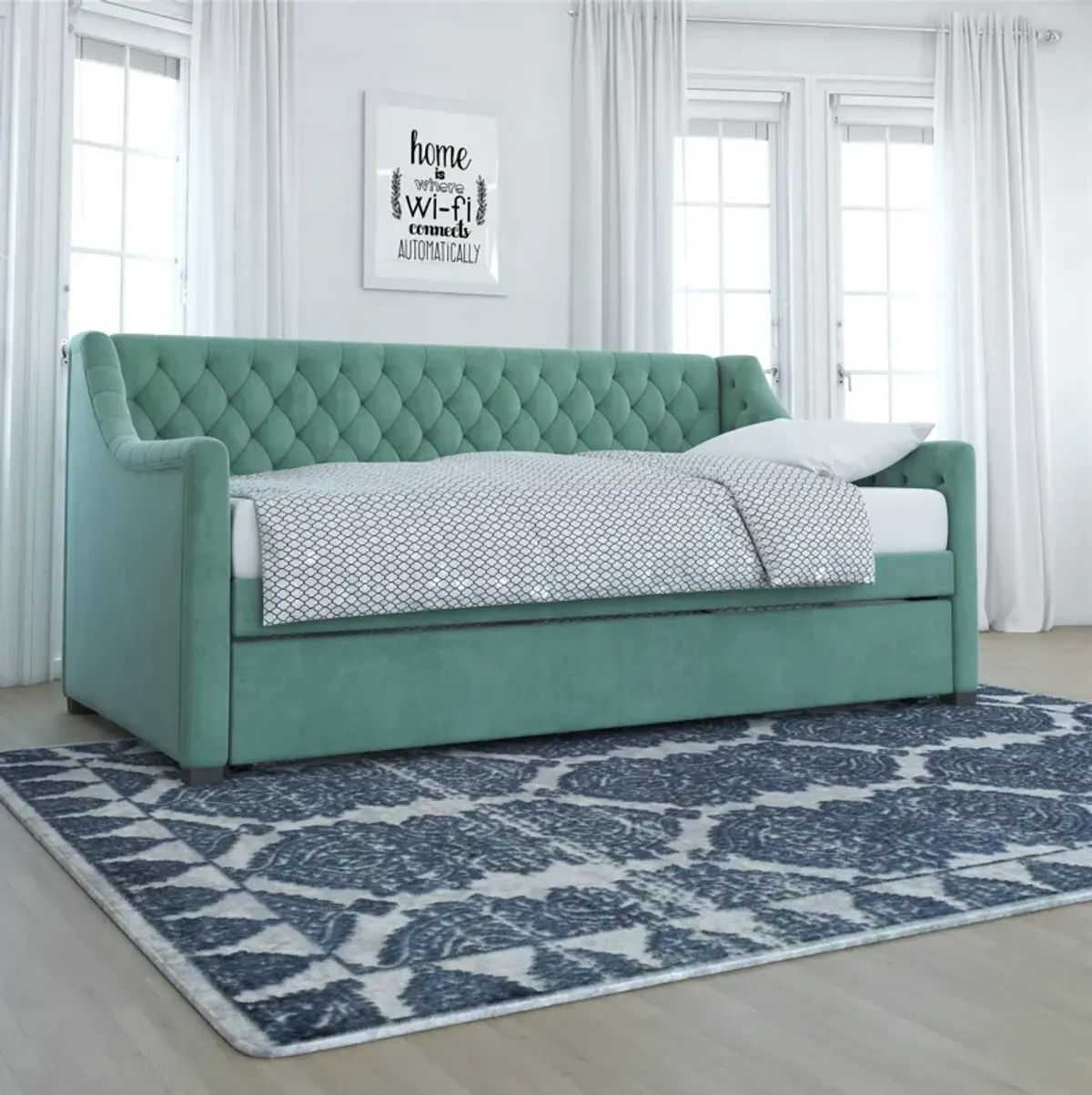 Little Seeds Monarch Hill Ambrosia Upholstered Daybed and Trundle