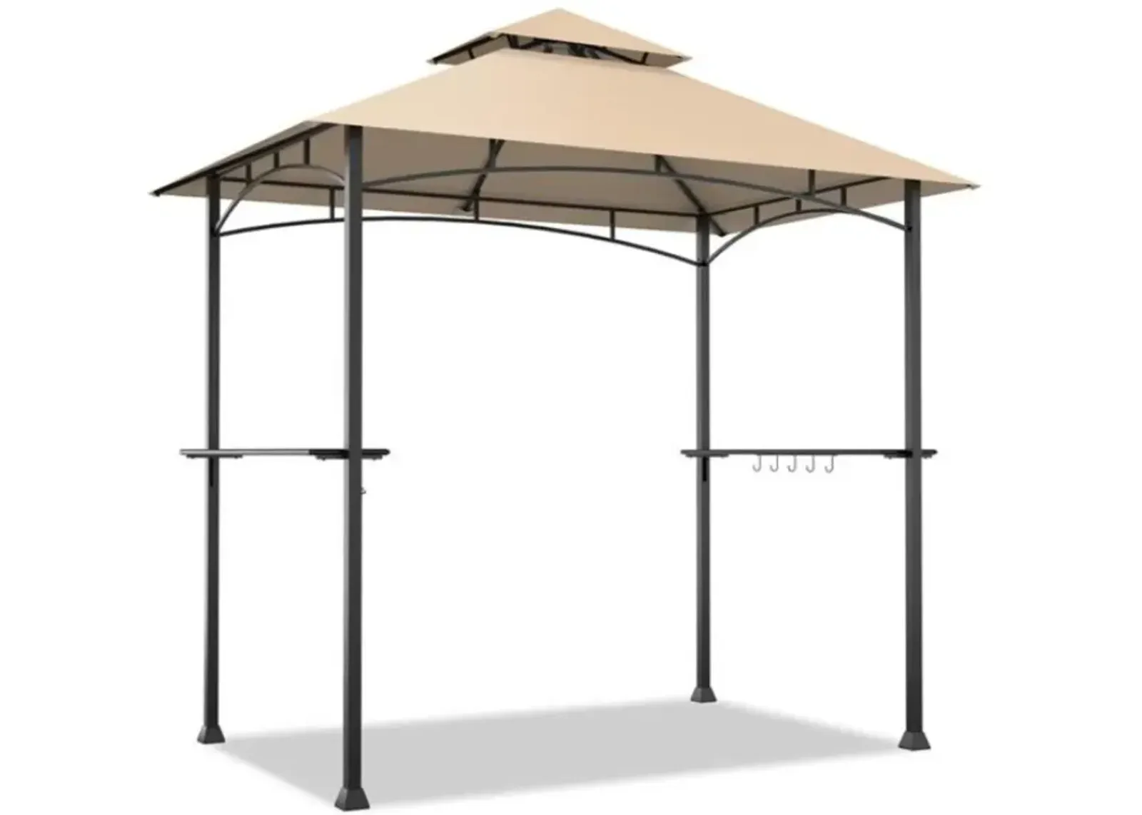 Hivvago 8 x 5 Feet Outdoor Barbecue Grill Gazebo Canopy Tent BBQ Shelter