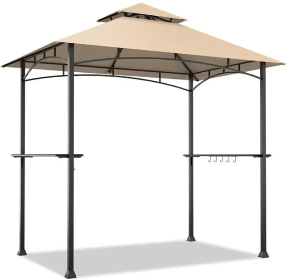 Hivvago 8 x 5 Feet Outdoor Barbecue Grill Gazebo Canopy Tent BBQ Shelter