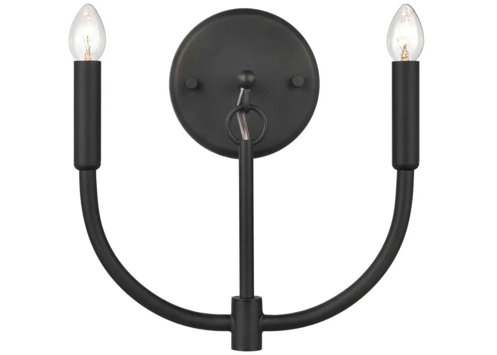 Continuance 11'' High 2-Light Black Sconce