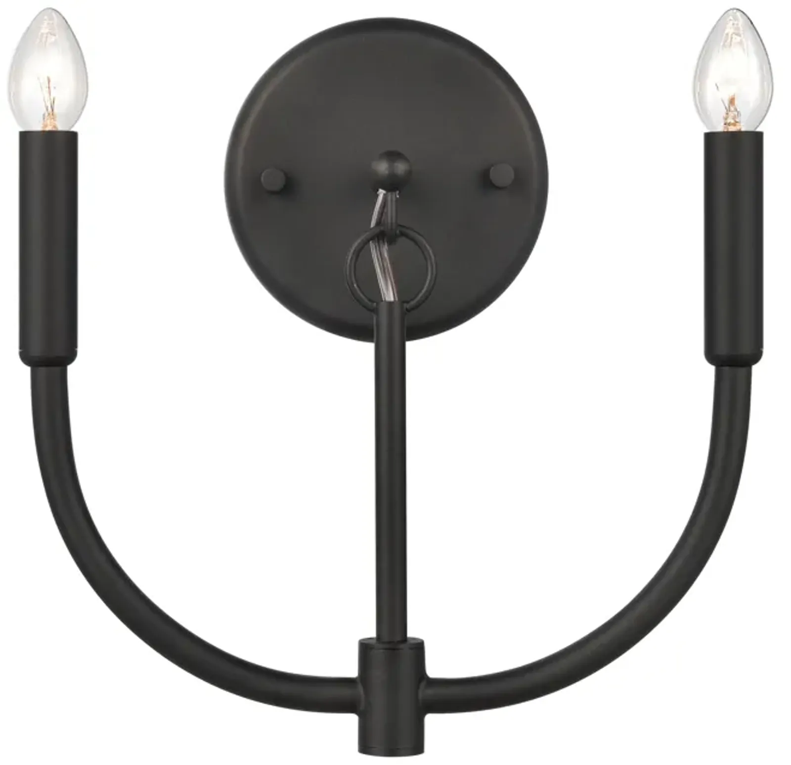 Continuance 11'' High 2-Light Black Sconce