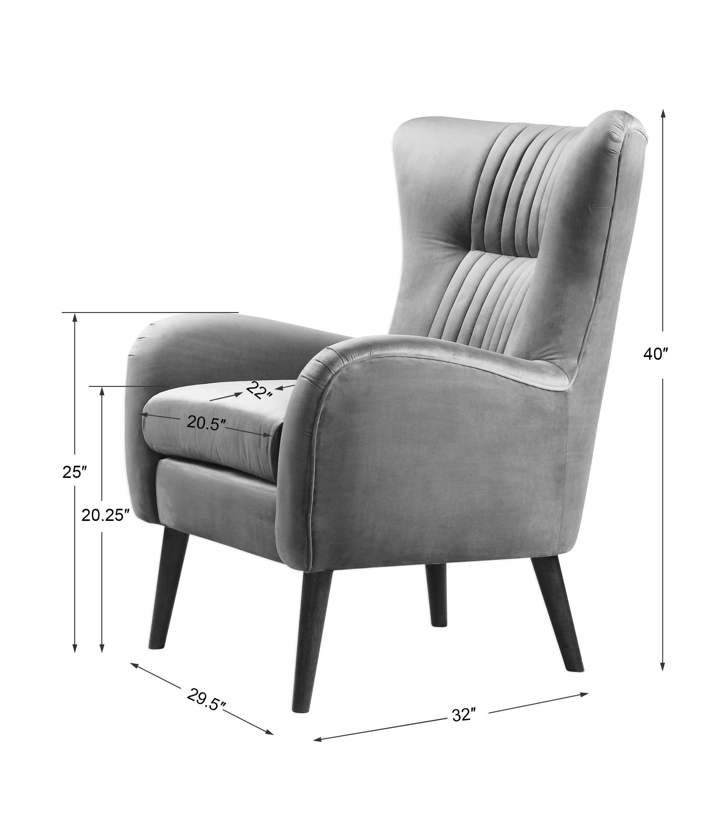 Dax Mid-Century Accent Chair